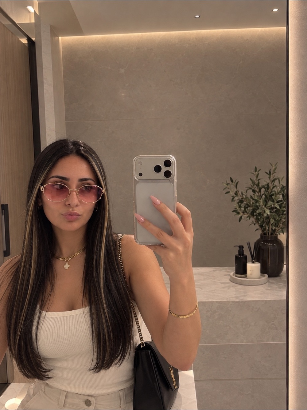 Pink Gradient Women's Fashion Sunglasses